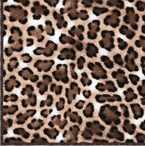 Vista 8 de Ottomanson Alfombra de pasillo lavable con estampado de guepardo 2x6