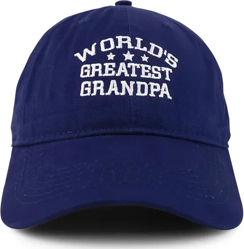 Vista 2 de World 's Greatest el abuelo bordado gorra de béisbol algodón suave de perfil bajo