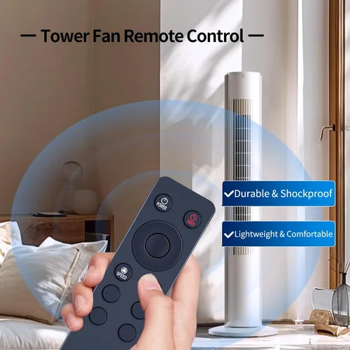 Vista 2 de Nuevo control remoto reemplazado para Lasko S18961 S18635 U35115 2033667 2510 2511 2711 M18950 T38301 T32200 2033667A M16950 U351200 T362 Ventilador