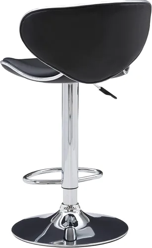 Vista 11 de Powell Furniture Powell PU, taburete de bar cromo/negro