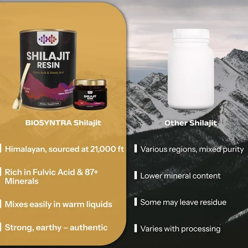 Vista 4 de Resina Shilajit pura, con ácido fúlvico y más de 87 oligominerales extraídos del Himalaya, suplemento de energía natural, resistencia y vitalidad