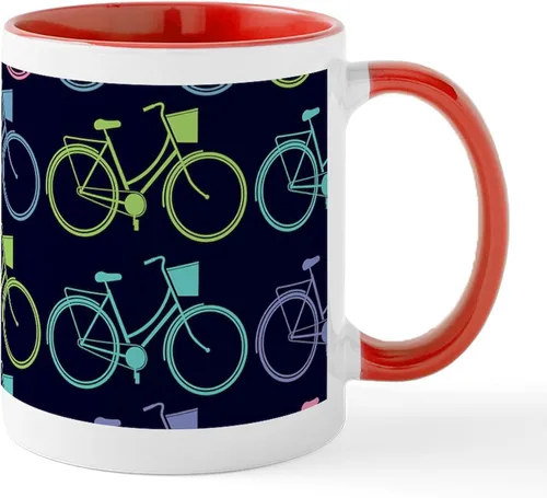 Vista 13 de CafePress Bicycle Bike Riding 11 Oz Ceramic Mug 11 oz (325 ml) Ceramic Coffee Mug