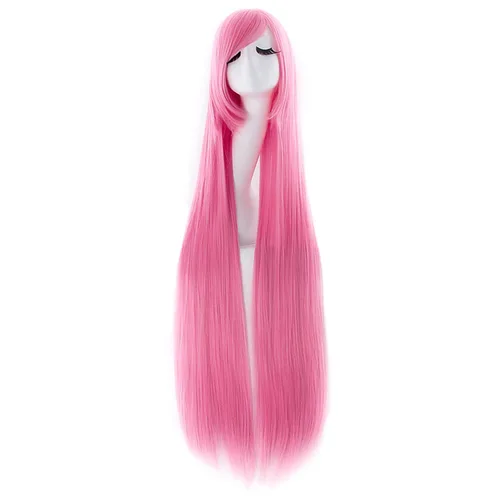 Vista 10 de MapofBeauty - Peluca de cabello largo y rizado en espiral para disfraz de cosplay (azul celeste)