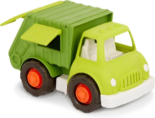 Vista 9 de Battat – Wonder Wheels – Recycling Truck – 3 Compartments for Waste Management – Vehicle for Toddlers – Recyclable – 1 Year +