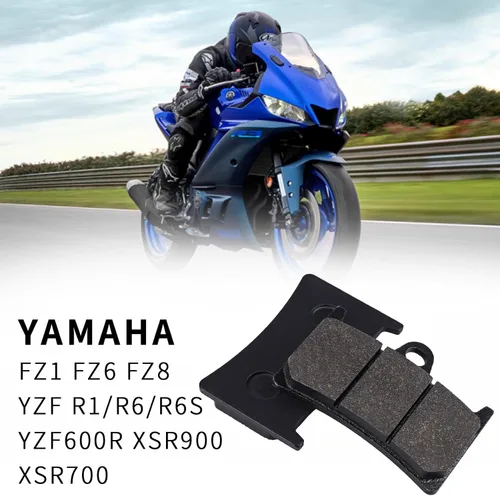 Vista 5 de Pastillas de Freno Delantero y Trasero para Yamaha FZ1 FZ6 FZ8 YZF R1/R6/R6S/ R7 XSR900 XSR700 MT07 MT09