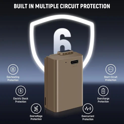 Vista 8 de NEEWER Zfc Z30 Z50 - Batería de repuesto de 1250 mAh EN-EL25, compatible con cámara Nikon Zfc Z30 Z50, cargador de batería MH-32, carga rápida