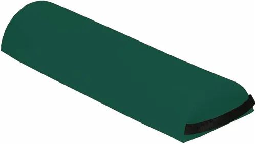 Vista 9 de Mesa de masaje de lujo de gran tamaño de 6 pulgadas de diámetro, media almohada de 25 pulgadas, color burdeos