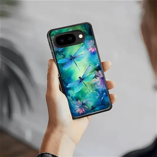 Vista 166 de Compatible con Google Pixel 4A 5G Mobile Case Creative Acrylic Panel trasero Silicona Protección Grip especialmente diseñado para Google Pixel 4A 5G