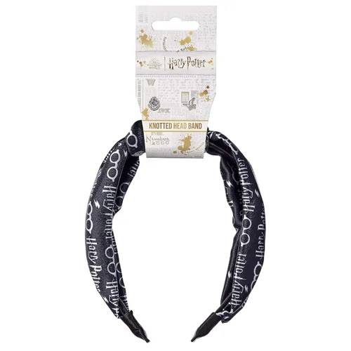 Vista 2 de The Carat Shop Diadema anudada con logotipo oficial de Harry Potter