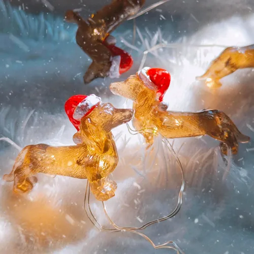 Vista 12 de MIYA LIFE Luces de Hadas Navideñas Luces de Mazorca de Caramelo Luces de Bastón de Caramelo de Navidad Luces de Cadena Navideñas a Batería - Ideales