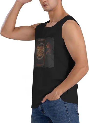 Vista 7 de Men's Tank Top T Shirts Short Sleeve Fashion Tee Teenager Classic Summer Cotton Shirts for Sports Walking Top