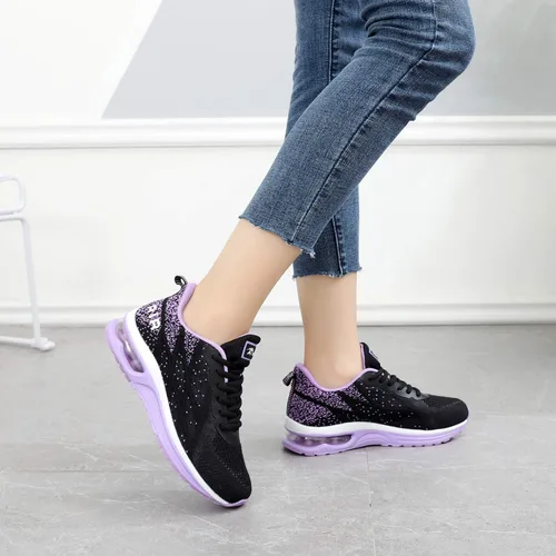 Vista 7 de AUPERF Zapatos de aire para mujer para caminar correr tenis deportes cómodos para gimnasio