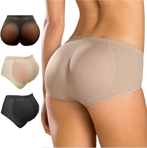 Vista 2 de Mejor silicona Butt acolchado glúteos Enhancer Body Shaper Push Up Pads Panty Set