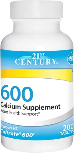 Vista 8 de 21st Century Suplemento de calcio, 600 mg, 75