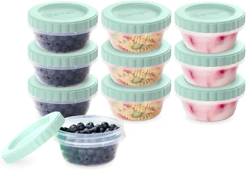 Vista 8 de Bentgo Prep - 20 piezas de 16 fl oz Recipientes de plástico para deli con tapas a prueba de fugas, almacenamiento de alimentos para preparación