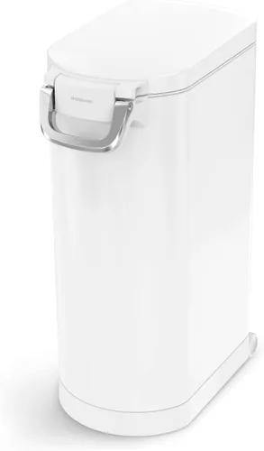 Vista 14 de simplehuman Contenedor mediano de almacenamiento de alimentos para mascotas, 25 litros, 27 lb / 12.2 kg, para alimentos para perros, gatos y aves