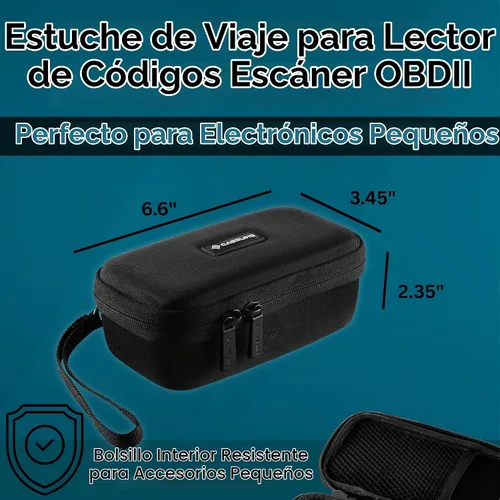 Vista 2 de Estuche rígido Caseling - Estuche de 16.5 cm de EVA multiusos para aparatos electrónicos de viaje - se ajusta al lector de códigos de Autel AutoLink