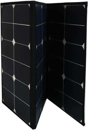Vista 3 de AIMS Power PV60CASE Panel solar plegable portátil de 60 vatios con funda de transporte incorporada, monocristalino, resistente a la intemperie