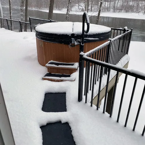 Vista 2 de HeatTrak Alfombrillas térmicas para derretir la nieve, tapetes térmicos para exteriores para pasillos, tapetes eléctricos para derretir nieve