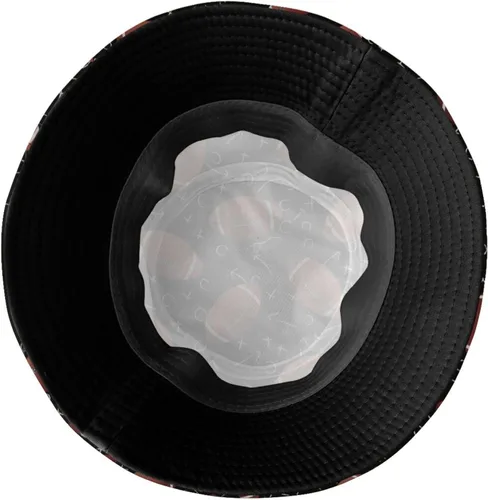 Vista 5 de Sombrero de pescador de fútbol americano fresco plegable para viajes al aire libre, gorras de pescador para hombres, mujeres, niños y niñas