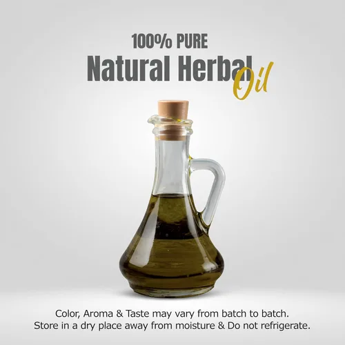 Vista 2 de HerbsForever Aceite Brahmi Amla con aceite de sésamo prensado en frío infundido Evita el adelgazamiento y la calvicie Promueve el crecimiento