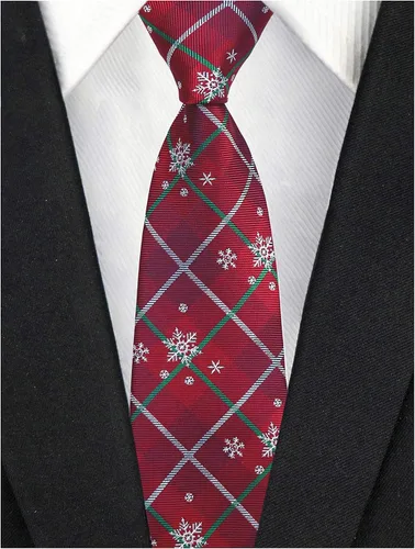 Vista 133 de Secdtie Corbata clásica de seda tejida jacquard a rayas para hombre