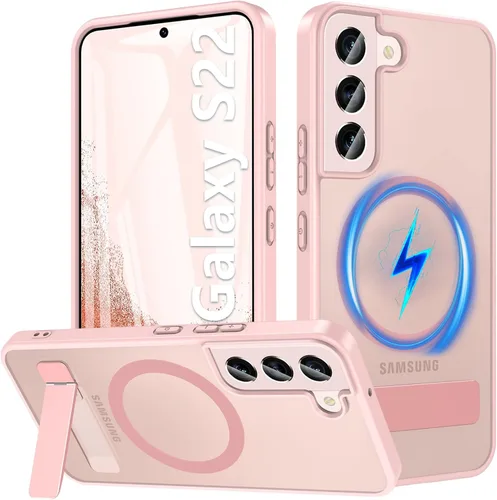Vista 39 de Funda OWKEY Samsung Galaxy A13 5G, Funda Magnética para Teléfono con Soporte y Protector de Pantalla, Funda Protectora Antihuellas y a Prueba de A13