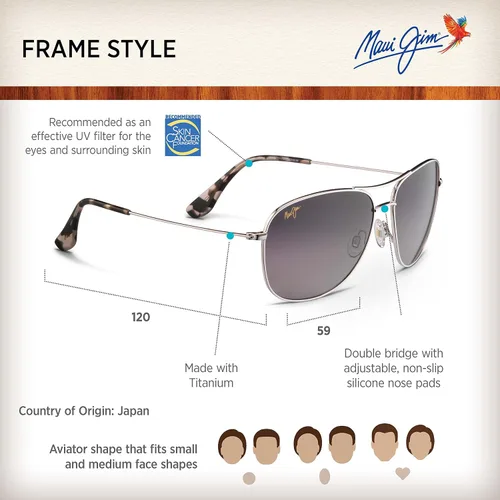 Vista 6 de Maui Jim Cliff House gafas de sol polarizadas
