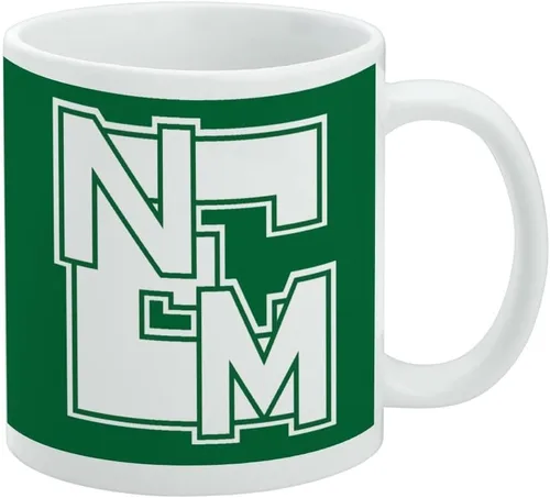 Vista 265 de Taza de cerámica con el logotipo principal de la Universidad Rider, taza de regalo novedosa para café, té y bebidas calientes, 11oz, blanca