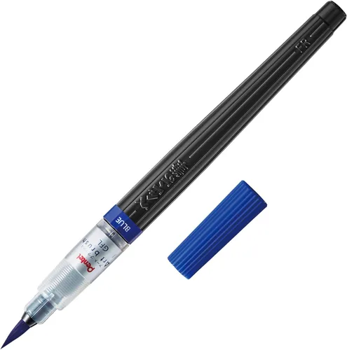 Vista 8 de Pentel Pincel artístico acero azul XGFL-117