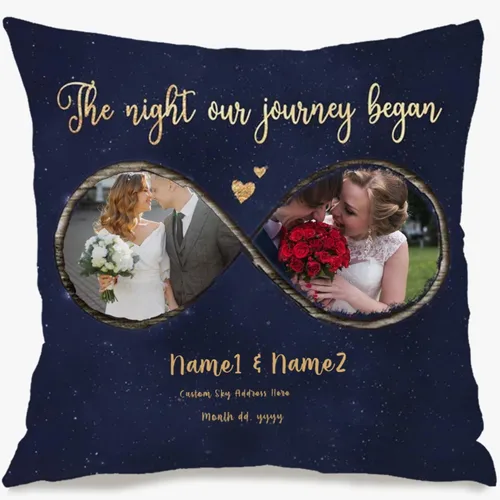 Vista 11 de Personalized Family Photo Pillow Case with one Image and Sentimental Text Adding Warmth to Your Home and offering a Beautiful idea
