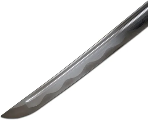Vista 3 de Snake Eye Tactical Espada katana samurái japonesa clásica con soporte de madera resistente