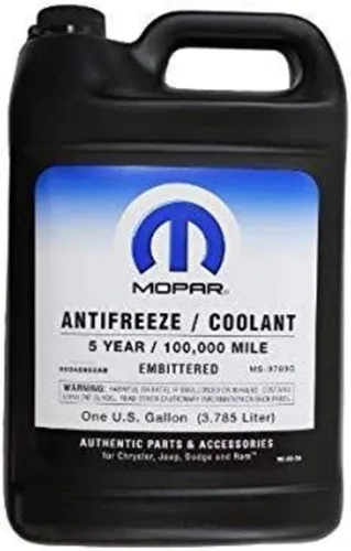 Vista 2 de Mopar, concentrado refrigerante premezclado, 10 años, 150.000 millas Genuine 10 Year / 150,000 Mile OAT Concentrate, Not Premixed, -34F to 265F
