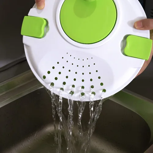 Vista 4 de 7 en 1 Multifunción Cocina Gadget Set 4L Ensalada Spinner Secador Vegetal Rallador Cortador
