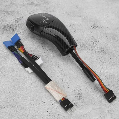Vista 9 de Qii lu Kit de actualización de la perilla de la palanca de cambios para E90 – Cambio de marchas de coche, LHD LED automático Kit de cambio