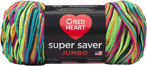 Vista 28 de Red Heart Super Saver Jumbo Ovillo de lana, Amatista
