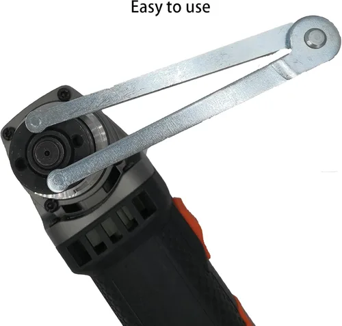 Vista 3 de Llave inglesa universal para amoladora angular ajustable para tuercas redondas con agujeros perforados (0.157 in)
