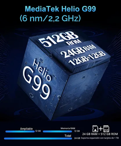 Vista 4 de 8849 Tank 2 Pro Smartphone Resistente Desbloqueado, 24+512GB/1TB Android 14 Teléfono Celular Resistente con Proyector, 6.79’’ 4G Teléfonos Móviles