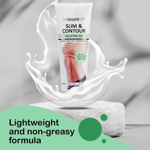 Vista 6 de Reshape+ Gel anticelulítico para tensar la piel, crema reafirmante para estrías, 8 onzas líquidas (paquete de 2)