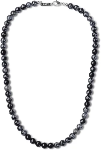 Vista 17 de GAVU Collar de cuentas de gemas semipreciosas de 8mm para hombres, collares de cristal curativos para hombres ojo de tigre rojo