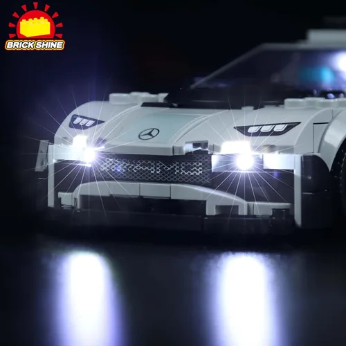 Vista 6 de Kit de luces para Lego Speed Champions Mercedes AMG 76909 (Lego Set no incluido) (Classic)