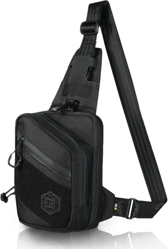 Vista 7 de M-Tac Elite - Bolso de transporte táctico EDC con funda oculta para el pecho CCW