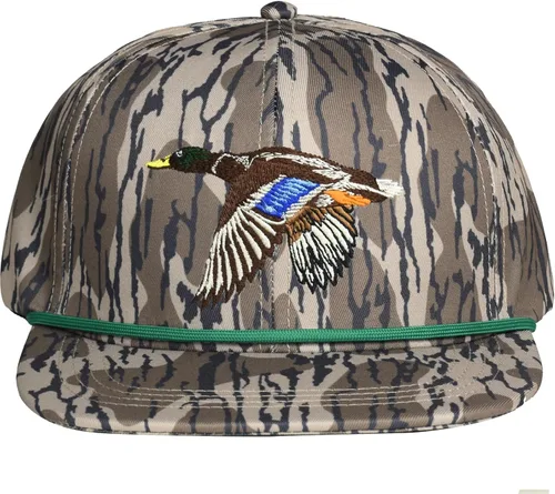 Vista 5 de EDTREK Gorra Snapback de rendimiento para exteriores con ala plana - Bordado único de animales