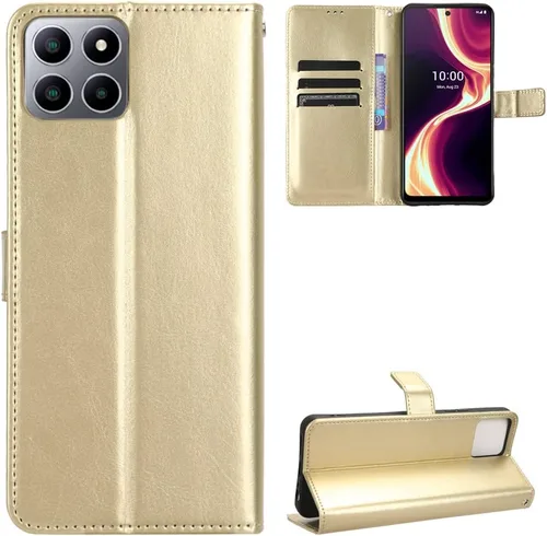 Vista 83 de Funda para Boost Mobile Celero 5G + Funda de piel con tapa para Boost Mobile Celero 5G Plus, color negro