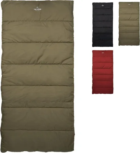 Vista 8 de Teton Evergreen Sleeping Bag – Spacious Fit and Cozy Warmth for Adults – Options for Camping in Any Weather