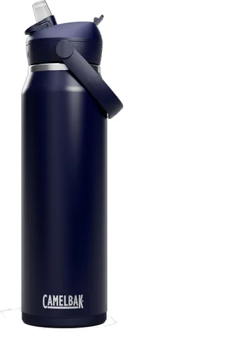 Vista 23 de CamelBak - Thrive - Botella de agua con tapa y pajilla, 20 onzas - Aislante de acero inoxidable, color negro
