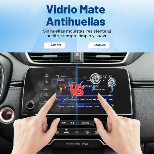 Vista 4 de Protector de pantalla antirreflejos mate CR-V 2018-2022, para Honda CR-V (EX/EX-L/Touring/Special Edition) Pantalla táctil de 7 pulgadas, vidrio