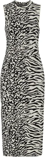 Vista 2 de Proenza Schouler White Label Rent The Runway - Vestido de mezcla de animales preamados