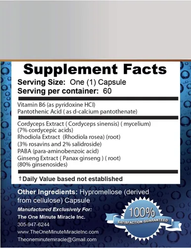 Vista 3 de Miracle Adrenal Essence Doctor's Choice - Suplemento adratogénico de hierbas y vitaminas