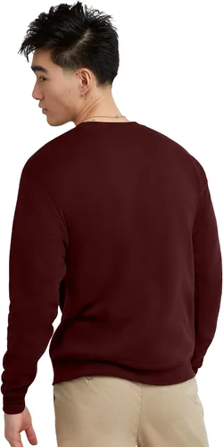 Vista 2 de Hanes Men's Sweatshirt, EcoSmart Fleece Crewneck Sweatshirt, Big & Tall Available, 1 or 2-Pack